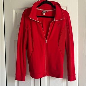 Puma Ferrari Women's Vibrant Red Bomber Jacket